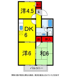 四街道駅 バス7分  桜ヶ丘南下車：停歩4分 1階の物件間取画像